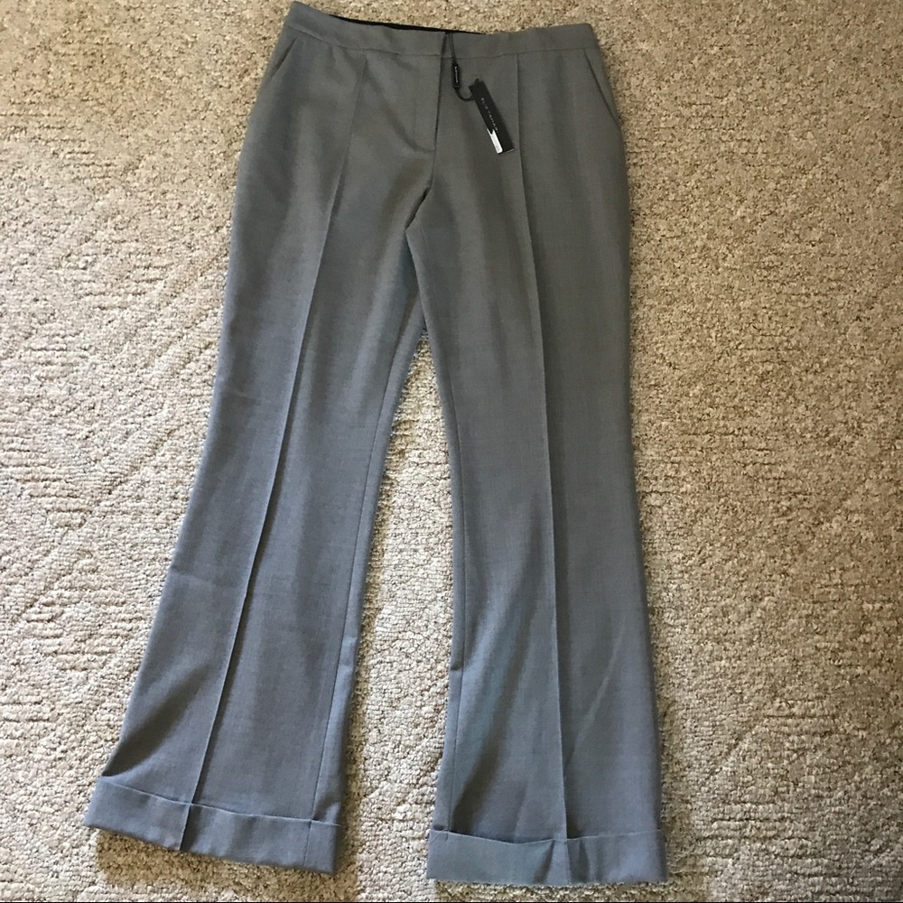 New Elie Tahari Bailee Flare Cuffed Dress Pants